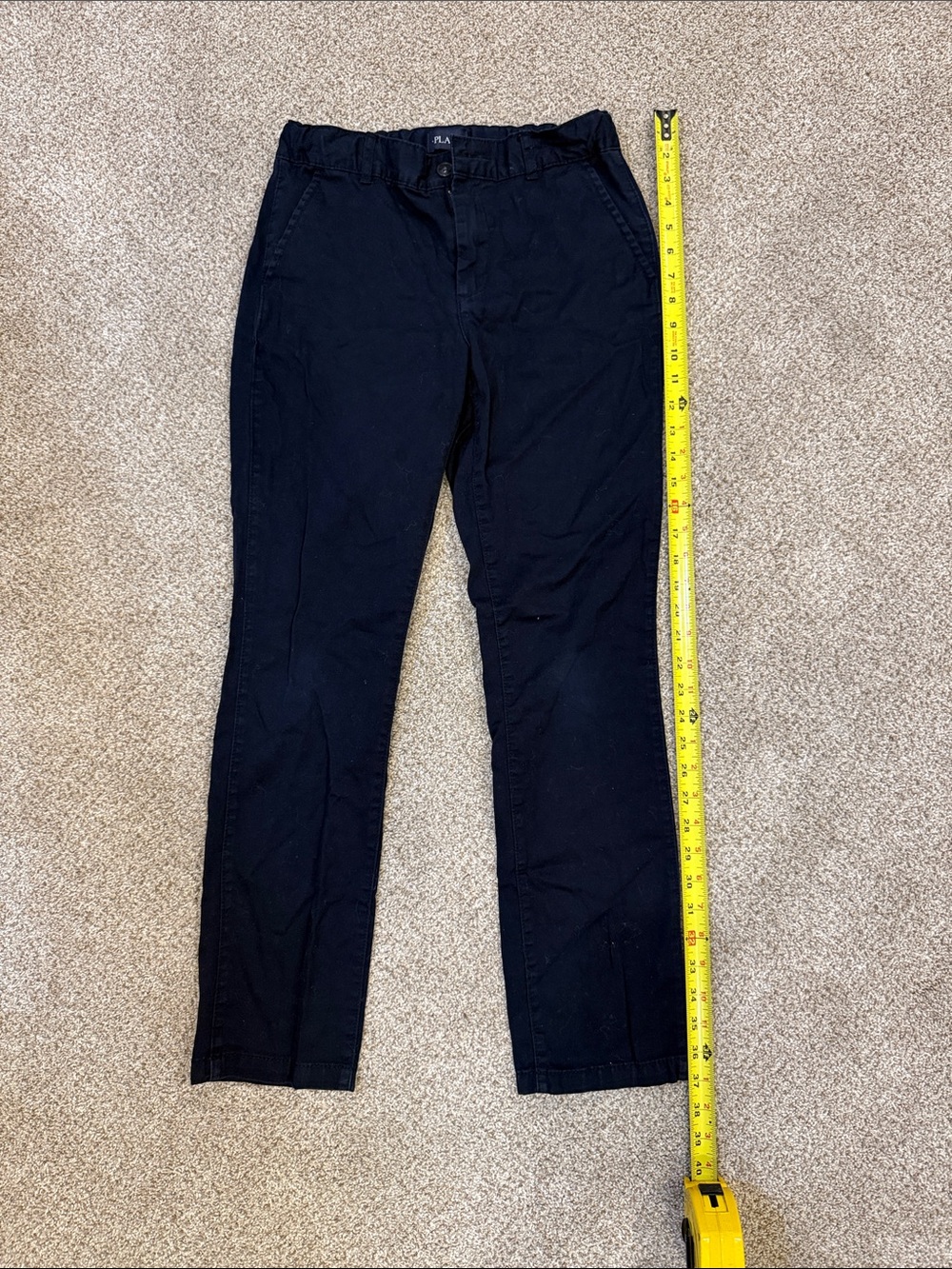 Children’s Place Boys Dark Navy Chino Pants - Slim Straight Size 14